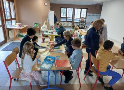 Atelier créatif de noël et atelier jeux de société