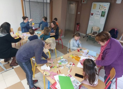 Atelier créatif de noël et atelier jeux de société